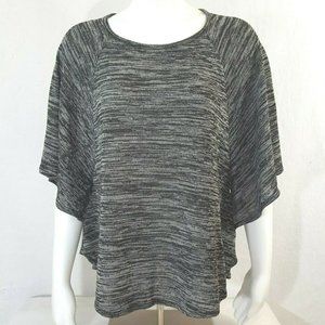BCX Dolman Sweater Size L Large in Heather Gray